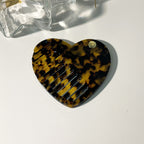 CouldNook Heart Mirror Comb - Marbled Acetate and Swivel Opening Detail