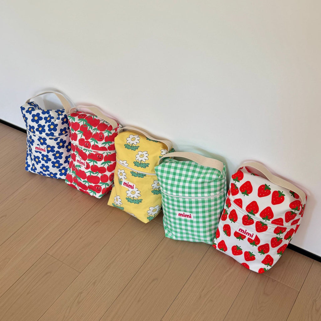 CouldNook Printed Storage Bag - Tall Profile And Short Carry Handle