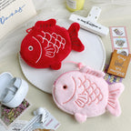 CouldNook Koi Coin Purse - Embroidered Scales And Shaped Plush Fins