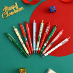 CouldNook Christmas Gel Pen - Printed Holiday Barrel And Push Button