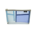 CouldNook Mesh Organizer Pouch - Contrasting Pockets And Zip Closure
