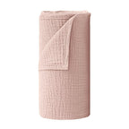 CouldNook Crinkled Gauze Swaddle - Double Layers And Stitched Edges