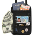 CouldNook Passport Neck Pouch - Clear Card Window And Zipped Compartments
