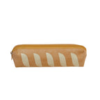 CouldNook Baguette Pencil Pouch - Bread-Inspired Panels And Top Zipper