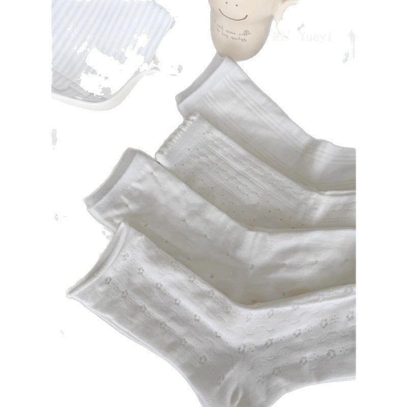 CouldNook Textured Delicate Openwork Textured Hosiery - Practical Room Accent