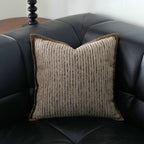 CouldNook Textured Cushion - Striped Ribbed And Raised Check Design Choices