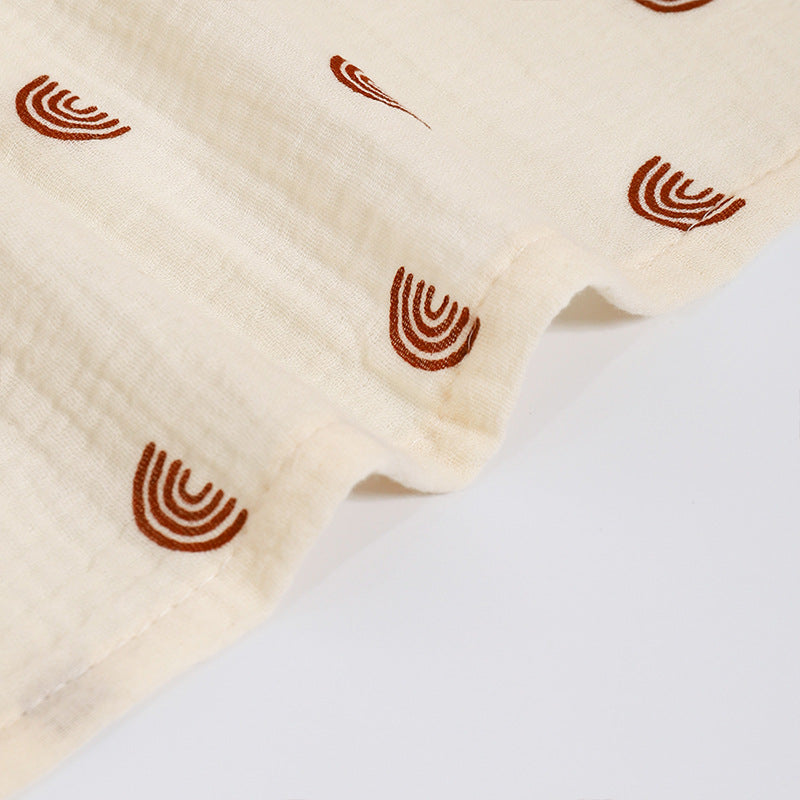CouldNook Crepe Nursing Cover - Snap Tabs And Draped Panel