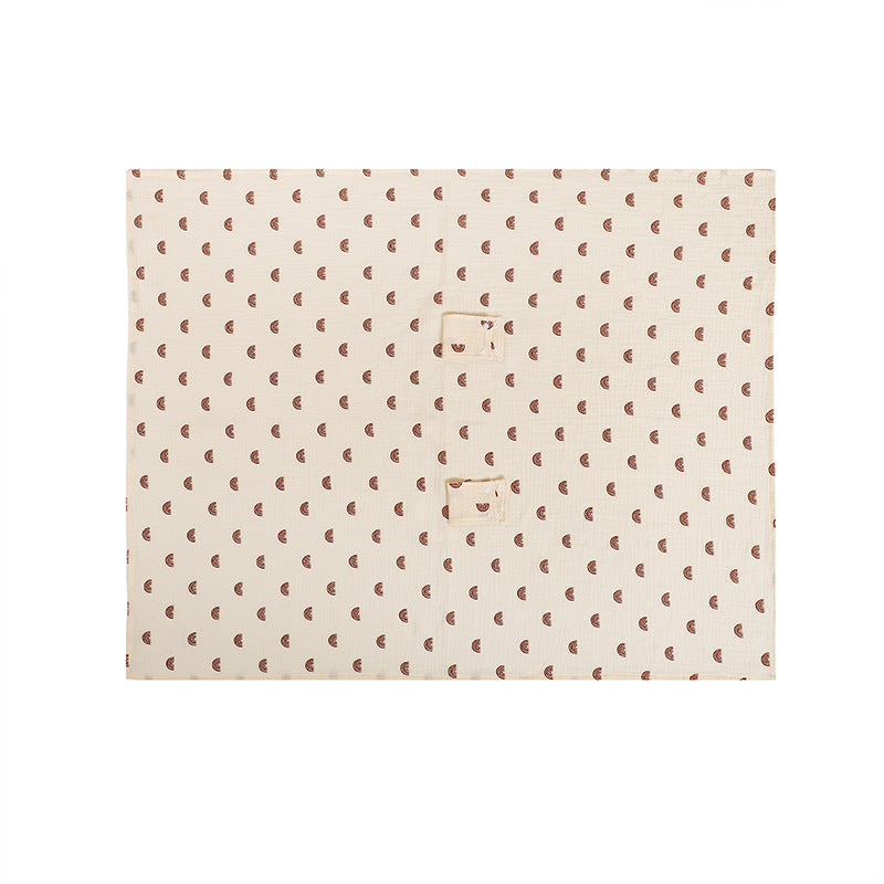 CouldNook Crepe Nursing Cover - Snap Tabs And Draped Panel