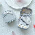 CouldNook Bow Jewelry Case - Ribbon Border And Inner Fastenings