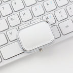 CouldNook Mirror Pill Box - Divided Interior And Rounded Rectangular Lid