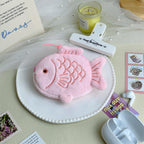 CouldNook Koi Coin Purse - Embroidered Scales And Shaped Plush Fins