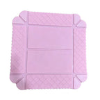 CouldNook Folding Silicone Trivet - Magnetic Storage and Diamond Border