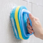 CouldNook Handled Cleaning Sponge - Raised Grip And Layered Oval Pad