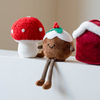 CouldNook Christmas Plush Figure - Smiling Face And Dangling Fabric Legs