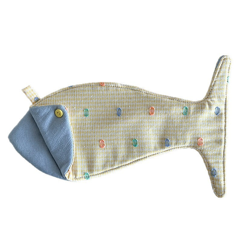 CouldNook Fish Storage Pouch - Folded Head Opening And Patterned Body