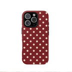 CouldNook iPhone 17 Series 2-in-1 Polka Dot Phone Case - Graphic Color Cover