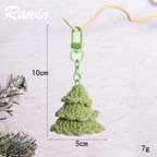 CouldNook Crochet Christmas Charm - Textured Shapes And Hanging Attachments