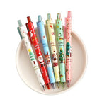CouldNook Christmas Gel Pen - Printed Holiday Barrel And Push Button