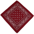 CouldNook Paisley Bandana - Square Shape And Ornamental Border