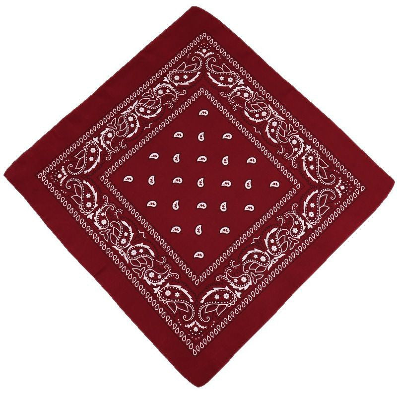 CouldNook Paisley Bandana - Square Shape And Ornamental Border