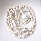 CouldNook Woven Basket Lamp Shade - Warm Hanging Light