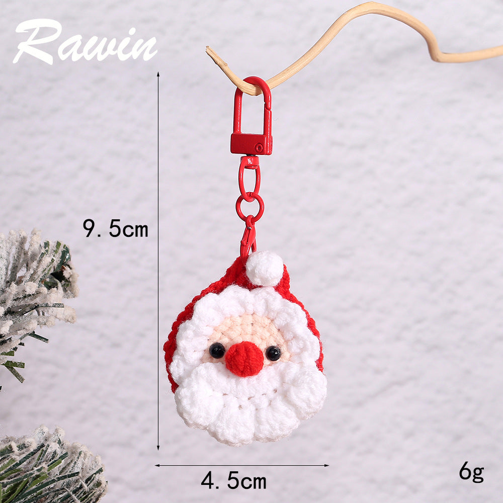 CouldNook Crochet Christmas Charm - Textured Shapes And Hanging Attachments
