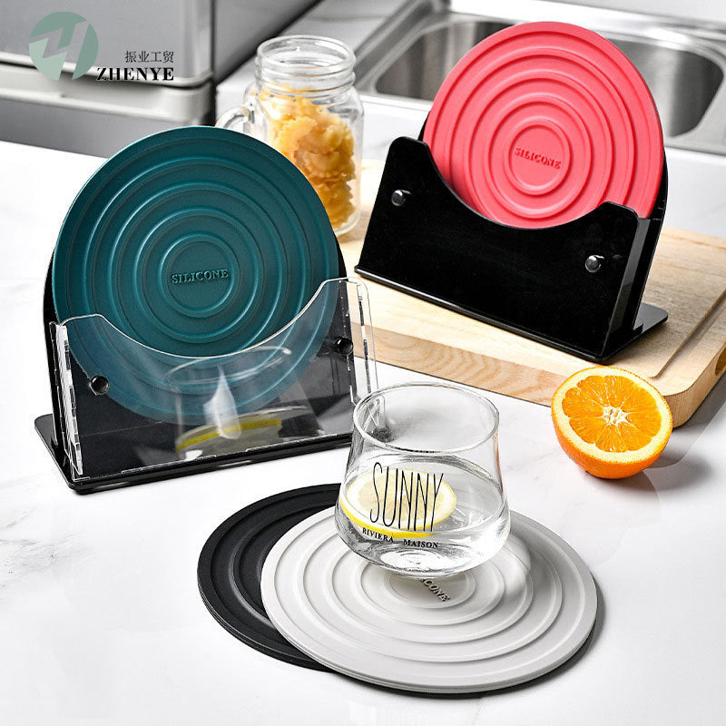 CouldNook Trivet Collection - Raised Rings and Floral Pattern Choices
