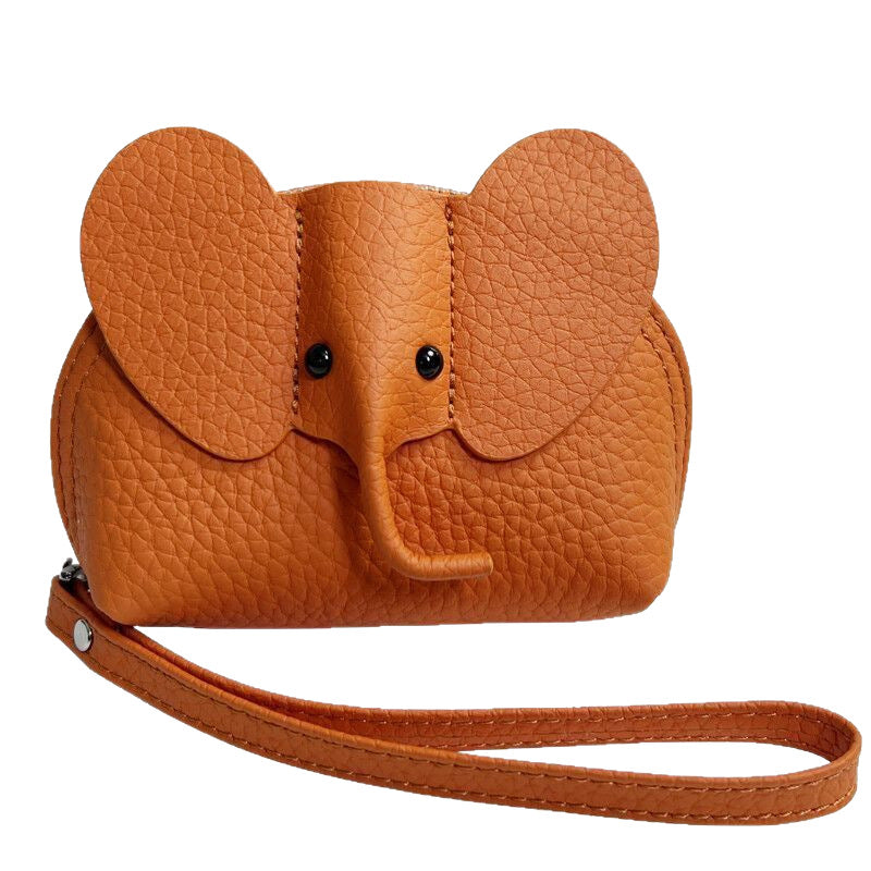 CouldNook Elephant Coin Pouch - Raised Ears And Wrist Strap