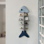 CouldNook Fish Shaped Wall Shelf - Three Display Formats