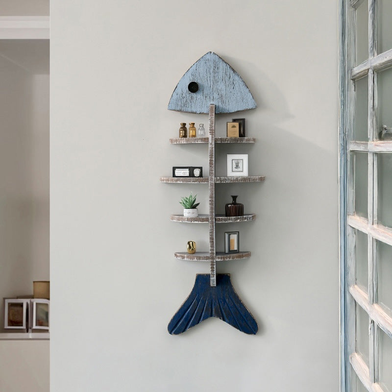 CouldNook Fish Shaped Wall Shelf - Three Display Formats