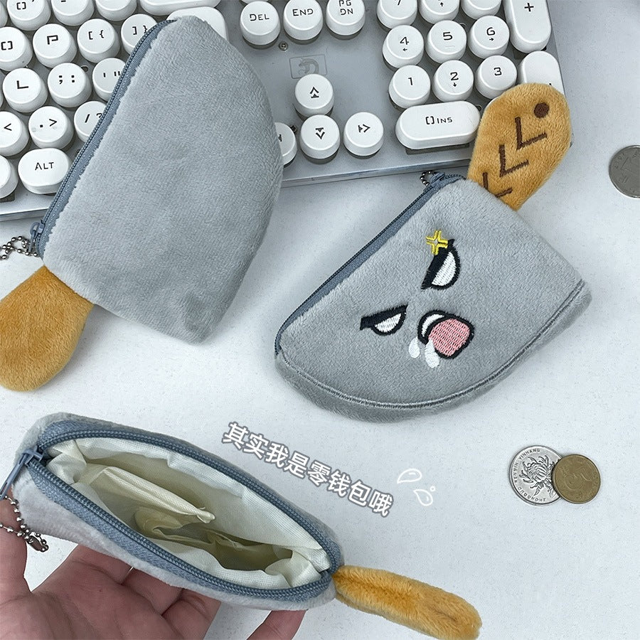 CouldNook Cleaver Coin Purse - Comic Expression And Soft Handle Shape
