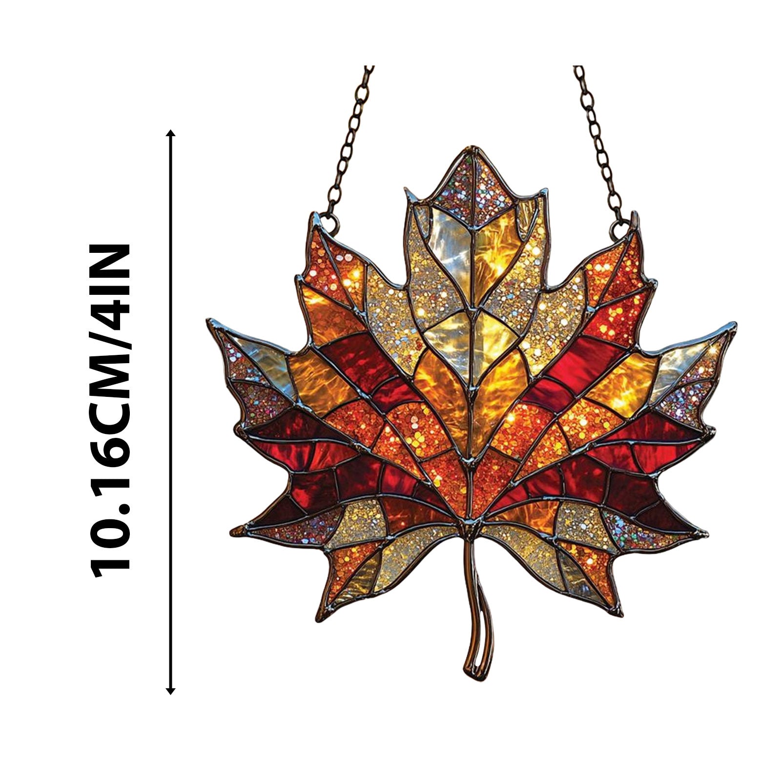 CouldNook Maple Leaf Window Suncatcher - Hanging Home Decor (小胡0611-8AC7HBW121)-ok