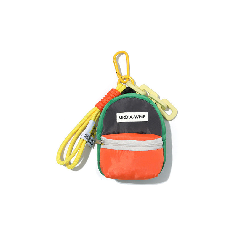 CouldNook Mini Coin Pouch Charm - Colorful Shapes And Clip Attachment