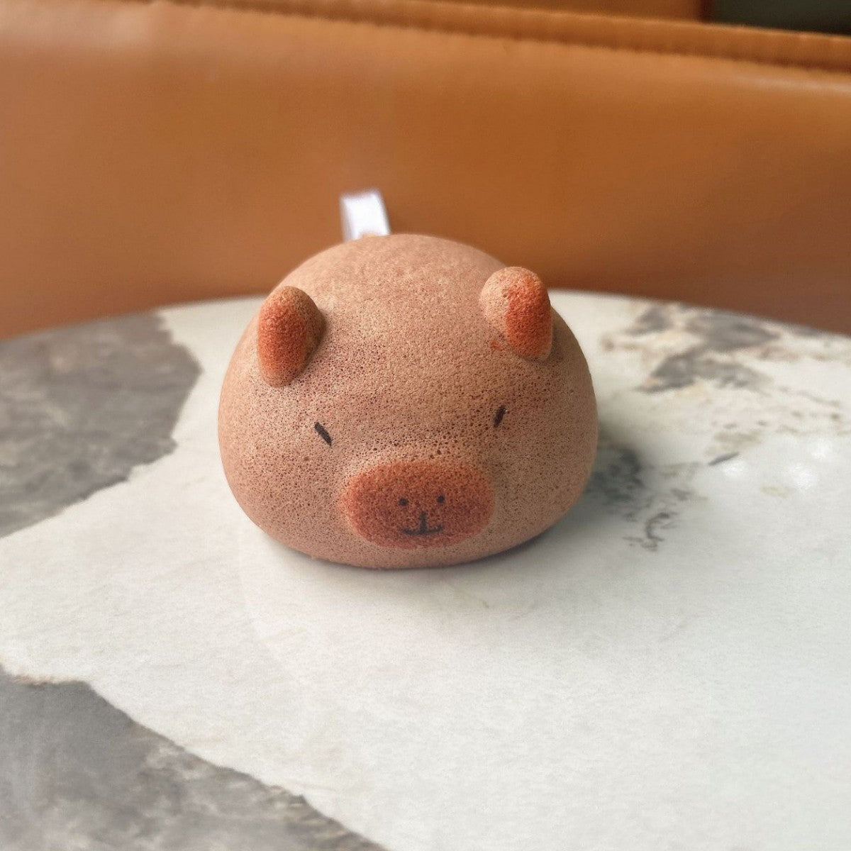 CouldNook Capybara Bath Sponge - Rounded Face and Raised Ears