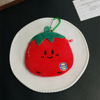 CouldNook Tomato Coin Purse - Plush Shape And Embroidered Facial Details