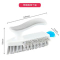 CouldNook Crevice Cleaning Brush - Angled Bristles and Built-In Squeegee