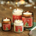 CouldNook Christmas Jar Candle - Festive Tree Label and Screw Lid