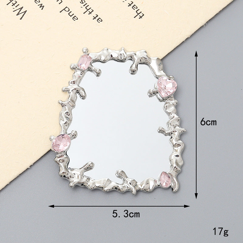 CouldNook Decorative Mirror Accessory - Sculpted Outlines And Ornamental Border Designs