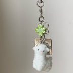 CouldNook Sheep and Apple Beaded Charm - Loop Cord Attachment