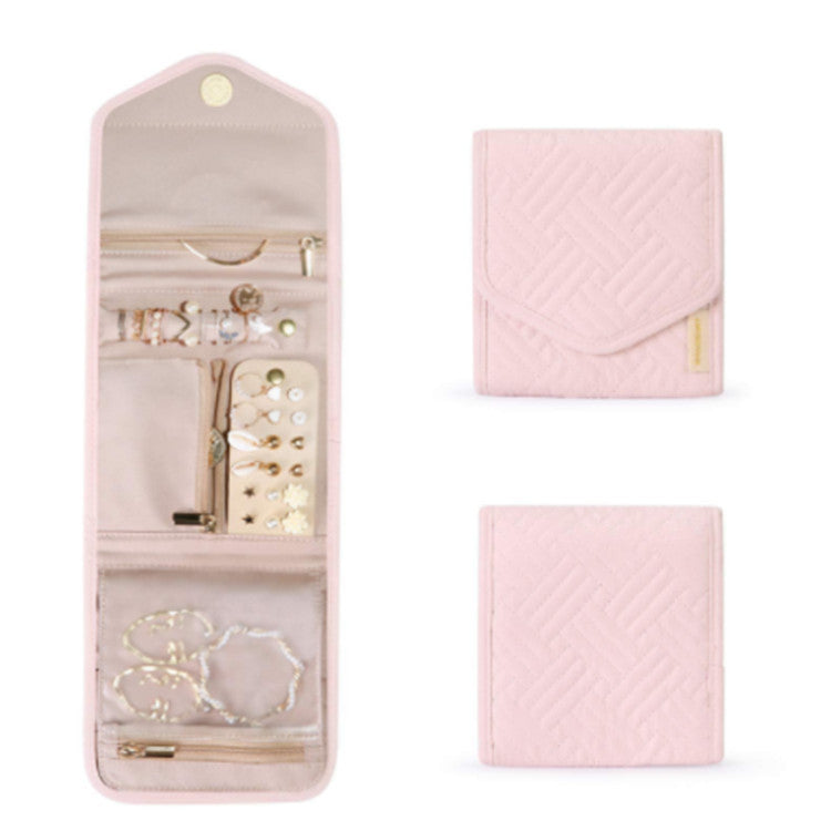 CouldNook Large Jewelry Roll Organizer Bag - Light Household Accent