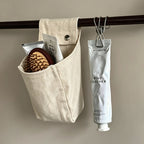 CouldNook Hanging Storage Pocket - Cotton Blend Fabric And Snap Flap