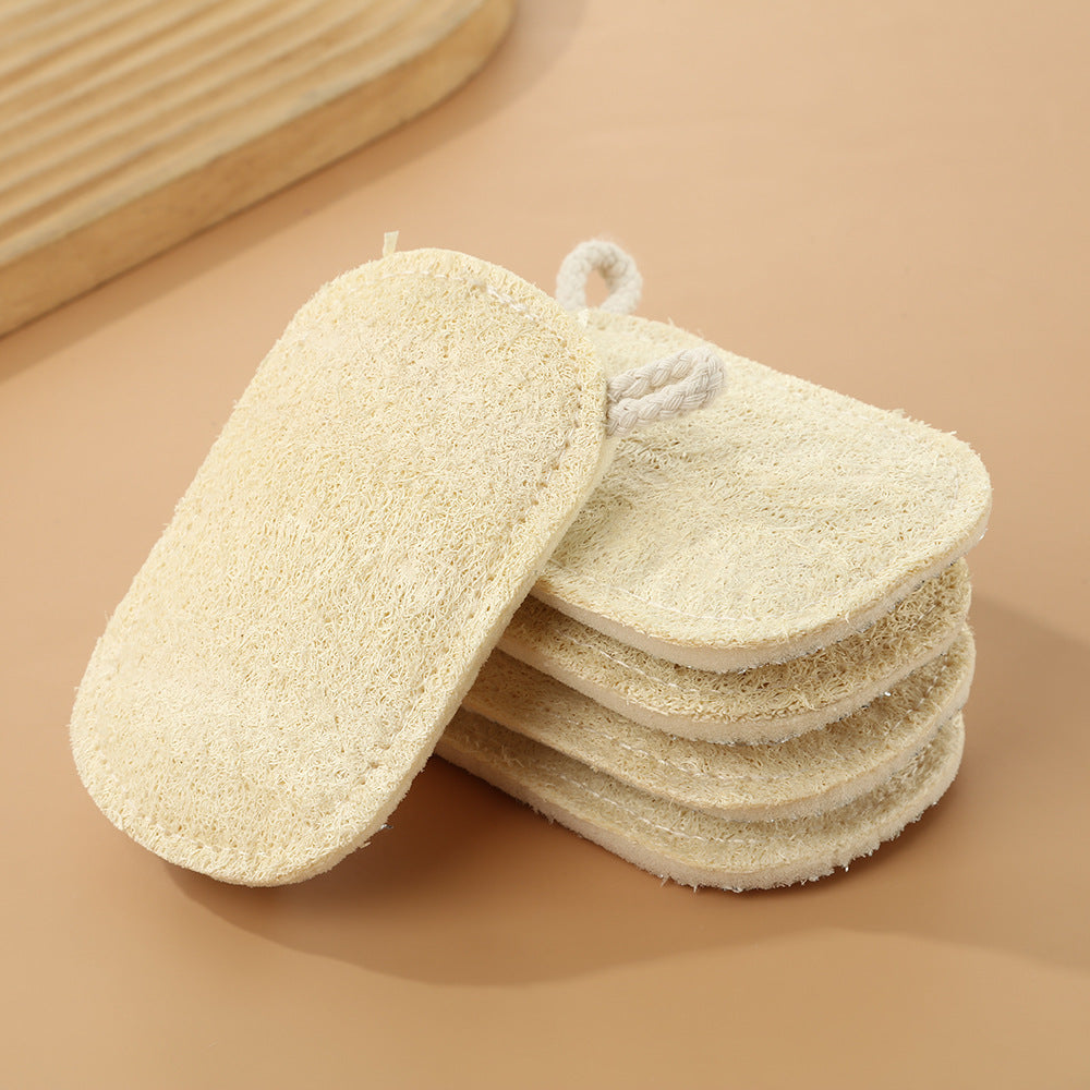 CouldNook Loofah Dish Scrubber - Two Textured Sides And Hanging Loop