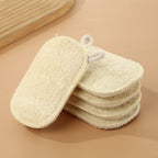 CouldNook Loofah Dish Scrubber - Two Textured Sides And Hanging Loop