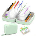 CouldNook Ring-Binder Pill Organizer - Removable Pouches And Zippered Case