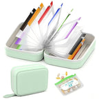 CouldNook Ring-Binder Pill Organizer - Removable Pouches And Zippered Case