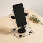 CouldNook Cute Cat Paw Acrylic Phone Stand - 360° Rotating Adjustable Holder