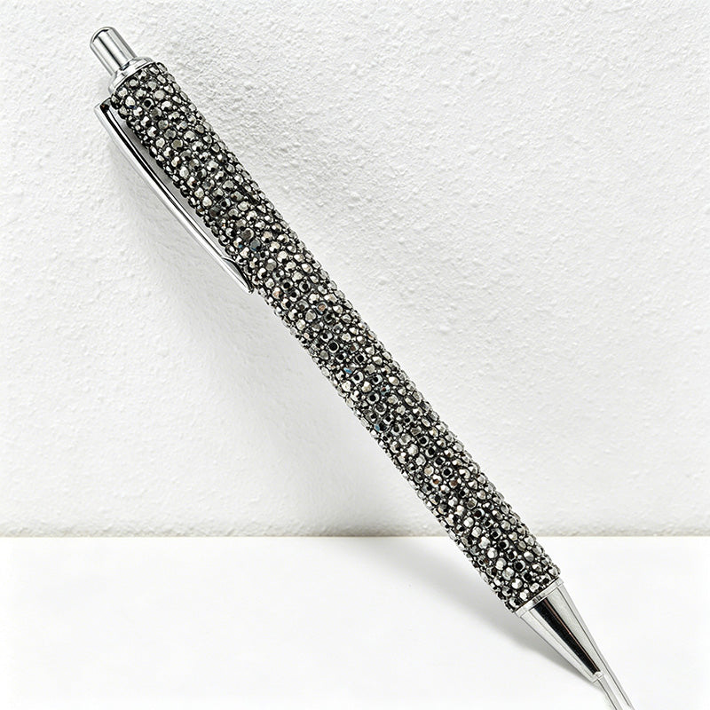 CouldNook Pen-Bling Bling Rhinestone Paved Retractable Metal Ballpoint Pen Luxury Gift Pen for Office School Wedding