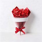 Mini Dried Baby's Breath Flower Bouquet and Soap Rose