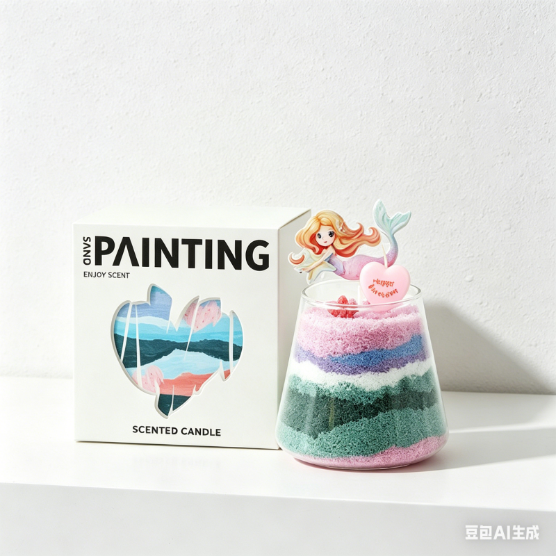 DIY Sand Art Scented Candle Kits - Aromatherapy Candle Gift Set
