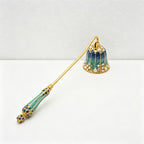 Enamel Vintage Candle Snuffer Candle Making Kits- Long Handle Candle Extinguisher Bell Tool